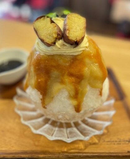 芋モンブランかき氷